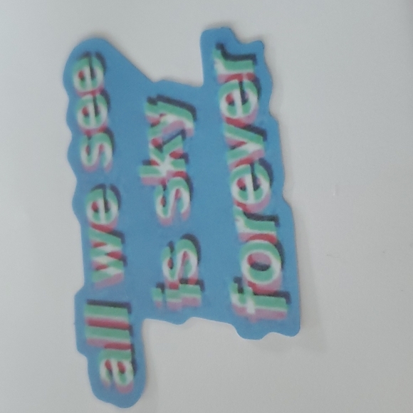 All we see is sky forever Sticker - Picture 3 of 3